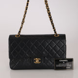 Chanel 1991 Lambskin Medium Double Flap 24K GP
