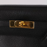 Hermès 1996 Noir Togo Kelly 32 Retourne GHW