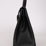 Hermès 1996 Noir Togo Kelly 32 Retourne GHW