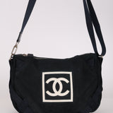Chanel Sport Ligne Messenger Bag Canvas 2004 SHW