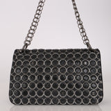 Chanel Silver Bubble Cube Single Flap SHW
