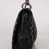 Chanel Silver Bubble Cube Single Flap SHW