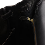 Hermès 1996 Noir Togo Kelly 32 Retourne GHW