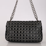 Chanel Silver Bubble Cube Single Flap SHW