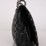 Chanel Silver Bubble Cube Single Flap SHW