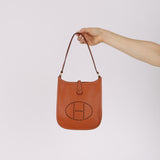 Rare Hermès 2005 Gold Epsom Short Strap Evelyne TPM GHW