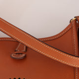 Rare Hermès 2005 Gold Epsom Short Strap Evelyne TPM GHW