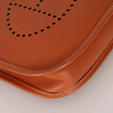 Rare Hermès 2005 Gold Epsom Short Strap Evelyne TPM GHW