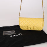 Chanel 2020 Yellow Caviar Sunglasses Case