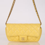 Chanel 2020 Yellow Caviar Sunglasses Case