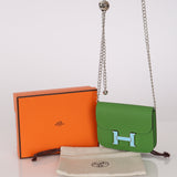Limited Edition Hermès 2024 Vert Yucca Epsom Constance Slim Wallet PHW