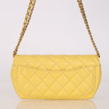 Chanel 2020 Yellow Caviar Sunglasses Case