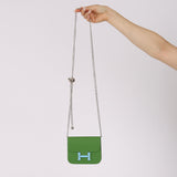Limited Edition Hermès 2024 Vert Yucca Epsom Constance Slim Wallet PHW