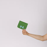 Limited Edition Hermès 2024 Vert Yucca Epsom Constance Slim Wallet PHW