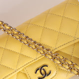 Chanel 2020 Yellow Caviar Sunglasses Case