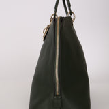 Dior 2012 Forest Green Large Dome Zip Tote