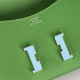Limited Edition Hermès 2024 Vert Yucca Epsom Constance Slim Wallet PHW