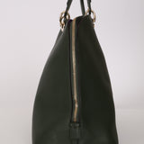 Dior 2012 Forest Green Large Dome Zip Tote