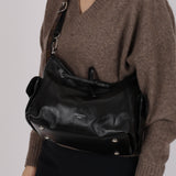 Louis Vuitton Leather Carry All Cargo Shoulder Bag