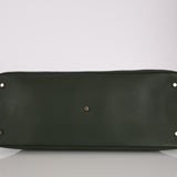 Dior 2012 Forest Green Large Dome Zip Tote