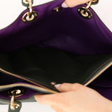 Dior 2012 Forest Green Large Dome Zip Tote