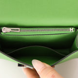 Limited Edition Hermès 2024 Vert Yucca Epsom Constance Slim Wallet PHW