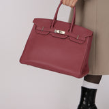 Hermès 2014 Birkin Togo Bois De Rose 35 PHW
