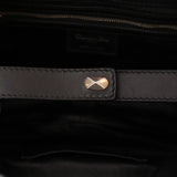 Christian Dior 2010 Calfskin Cannage Lattice Hobo