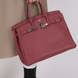 Hermès 2014 Birkin Togo Bois De Rose 35 PHW
