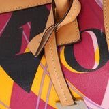 Christian Dior 2004 Multicolor Argyle Round Boston