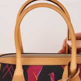 Christian Dior 2004 Multicolor Argyle Round Boston