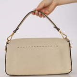 Fendi Creme Cuoio Romano Selleria Baguette