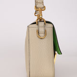 Fendi Creme Cuoio Romano Selleria Baguette