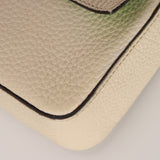 Fendi Creme Cuoio Romano Selleria Baguette