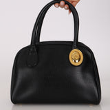 Christian Dior 1986 Grained Leather Mini Dome Bag