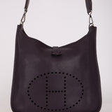 Hermès Evelyne GM Raisin Taurillon Clemence 2014 PHW