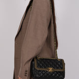 Chanel 2017 Lambskin Quilted Two Tone Day Flap