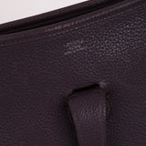 Hermès Evelyne GM Raisin Taurillon Clemence 2014 PHW
