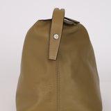 Rare Loewe Sage Leather Flamenco Bag with Pouch