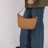 Gucci GG Canvas Cresent Pochette