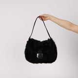 Fendi Fox Fur Mamma Forever Baguette