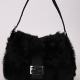 Fendi Fox Fur Mamma Forever Baguette