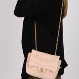 Chanel 2020 Powder Pink Denim Coco Flap Bag