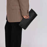 Bottega Veneta Intrecciato Fray Olimpia Clutch