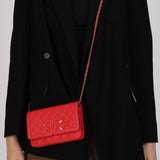 Chanel 2018 Cherry Filigree Wallet on Chain