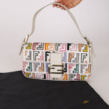 Ultra-Rare Fendi 1998 Multicolor 'Pop' Zucca Baguette