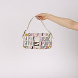 Ultra-Rare Fendi 1998 Multicolor 'Pop' Zucca Baguette