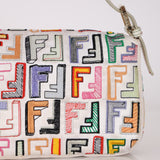 Ultra-Rare Fendi 1998 Multicolor 'Pop' Zucca Baguette