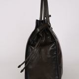 Prada X-Large Bonnie Tote Olive Antiqued Leather