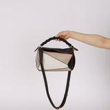 Loewe Multicolor Leather Small Braided Puzzle Bag